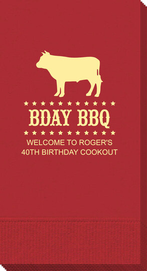 BBQ Cow Guest Towels